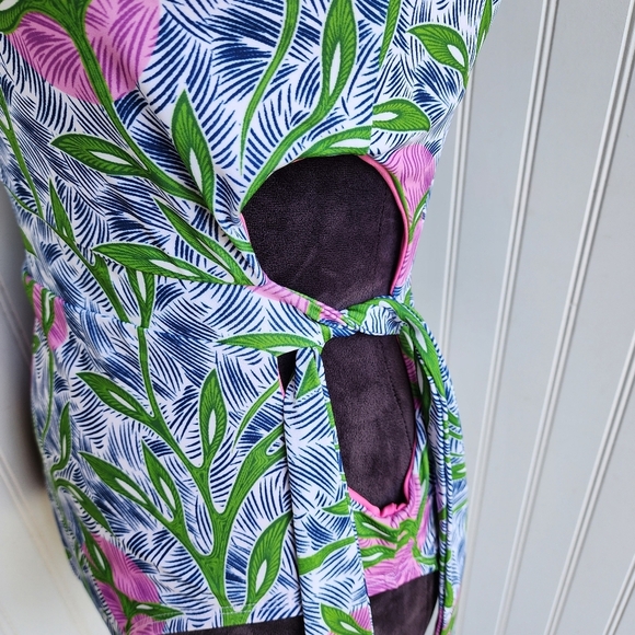 Liberty & Justice Women's One Shoulder High Leg Cheeky Cut Out One-Piece Sz L - Picture 5 of 16